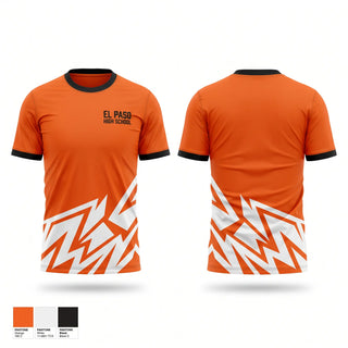 Short Sleeve Performance Shirt, El Paso High School, Tennis, Teamtime, Team time, sublimation, custom sports apparel, team uniforms, spirit wear, spiritwear, sports uniforms, custom shirts, team store, custom team store, fundraiser sports, apparel fundraiser