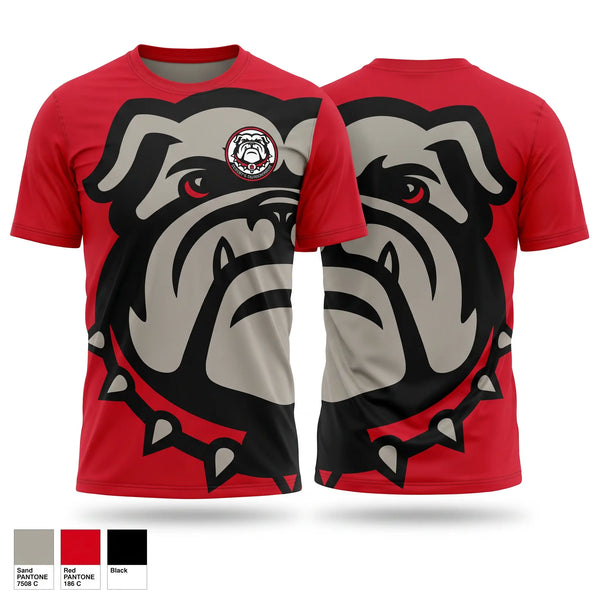 Hickman County Bulldogs Short Sleeve Performance Shirt - 1