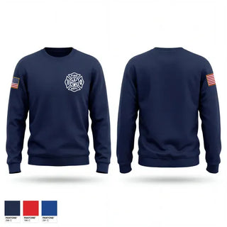 Crew Neck Sweatshirt, Elko New Market FD, Fire Department, Teamtime, Team time, sublimation, custom sports apparel, team uniforms, spirit wear, spiritwear, sports uniforms, custom shirts, team store, custom team store, fundraiser sports, apparel fundraiser