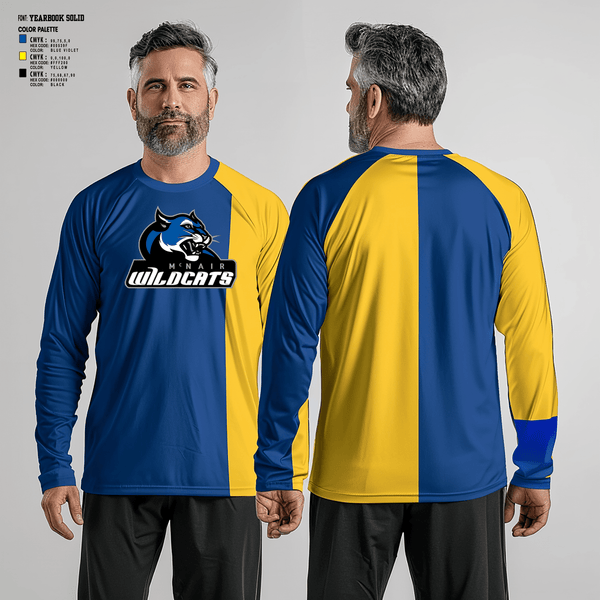 Long Sleeve Performance Shirt, Wildcats, Cheer, Teamtime, Team time, sublimation, custom sports apparel, team uniforms, spirit wear, spiritwear, sports uniforms, custom shirts, team store, custom team store, fundraiser sports, apparel fundraiser