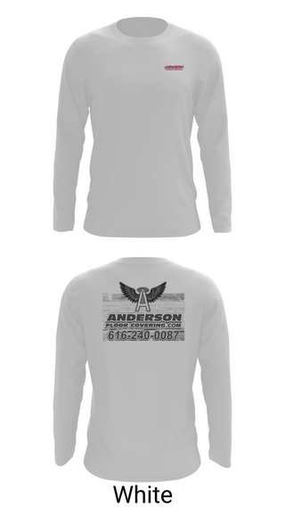 Long Sleeve Performance Shirt, Anderson Floor Covering, , Teamtime, Team time, sublimation, custom sports apparel, team uniforms, spirit wear, spiritwear, sports uniforms, custom shirts, team store, custom team store, fundraiser sports, apparel fundraiser