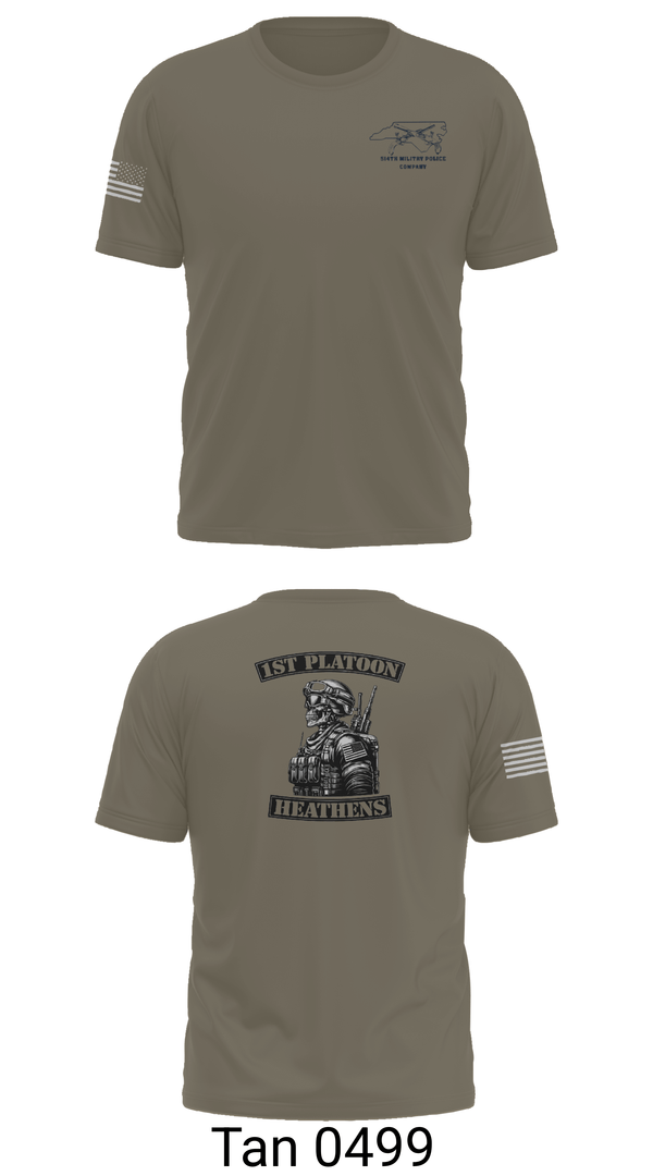 Short Sleeve Performance Shirt, 514th MP CO, Army, Teamtime, Team time, sublimation, custom sports apparel, team uniforms, spirit wear, spiritwear, sports uniforms, custom shirts, team store, custom team store, fundraiser sports, apparel fundraiser