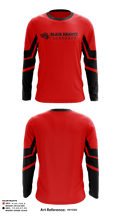 Black Knights Lacrosse Club 76626812 Long Sleeve Performance Shirt - 1
