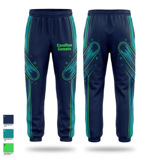 Sweatpants, Carolina Comets, Baseball, Teamtime, Team time, sublimation, custom sports apparel, team uniforms, spirit wear, spiritwear, sports uniforms, custom shirts, team store, custom team store, fundraiser sports, apparel fundraiser