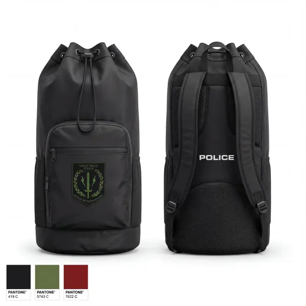 Gear Bag, Great Falls Police Department, Police, Teamtime, Team time, sublimation, custom sports apparel, team uniforms, spirit wear, spiritwear, sports uniforms, custom shirts, team store, custom team store, fundraiser sports, apparel fundraiser