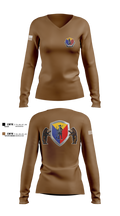 Camp Crowder HHC 95962479 Women's Long Sleeve V-neck Shirt - 2