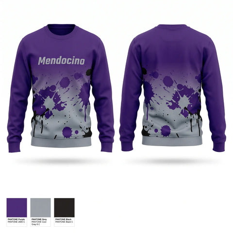 Crew Neck Sweatshirt, Mendocino, Baseball, Teamtime, Team time, sublimation, custom sports apparel, team uniforms, spirit wear, spiritwear, sports uniforms, custom shirts, team store, custom team store, fundraiser sports, apparel fundraiser