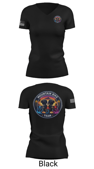 Womens Short Sleeve Vneck Shirt, Mountain Bike Team, Police, Teamtime, Team time, sublimation, custom sports apparel, team uniforms, spirit wear, spiritwear, sports uniforms, custom shirts, team store, custom team store, fundraiser sports, apparel fundraiser