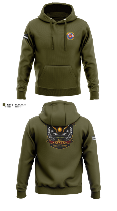 Hoodie, Marine Corps Security Force Battalion Kings Bay, Marines, Teamtime, Team time, sublimation, custom sports apparel, team uniforms, spirit wear, spiritwear, sports uniforms, custom shirts, team store, custom team store, fundraiser sports, apparel fundraiser