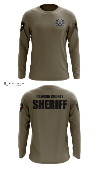 Long Sleeve Performance Shirt, Dawson County Sheriff’s Office, Police, Teamtime, Team time, sublimation, custom sports apparel, team uniforms, spirit wear, spiritwear, sports uniforms, custom shirts, team store, custom team store, fundraiser sports, apparel fundraiser