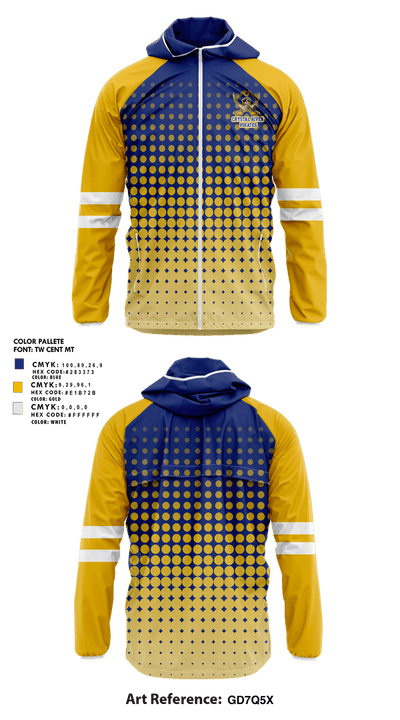 Crystal River Pirates 96788049 Windbreaker - 1