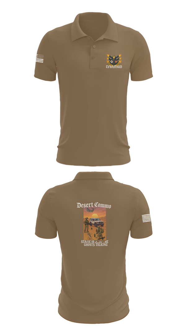 Short Sleeve Performance Polo, Task Force Bataan, , Teamtime, Team time, sublimation, custom sports apparel, team uniforms, spirit wear, spiritwear, sports uniforms, custom shirts, team store, custom team store, fundraiser sports, apparel fundraiser