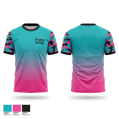 Pretty Gritty Soft Poly Tee Cotton Like Feel - 1