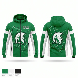 Windbreaker, New Castle Trojans, Spirit Store, Teamtime, Team time, sublimation, custom sports apparel, team uniforms, spirit wear, spiritwear, sports uniforms, custom shirts, team store, custom team store, fundraiser sports, apparel fundraiser