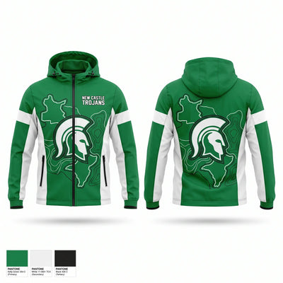 New Castle Trojans Windbreaker - 1