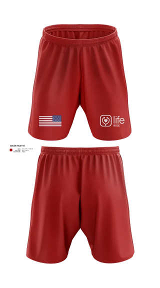 Athletic Shorts With Pockets, Life Ride, EMS/EMT, Teamtime, Team time, sublimation, custom sports apparel, team uniforms, spirit wear, spiritwear, sports uniforms, custom shirts, team store, custom team store, fundraiser sports, apparel fundraiser