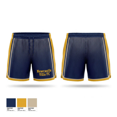 Newcastle Villa FC Athletic Shorts With Pockets - 1