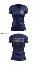 Pennsylvania State Constable 83070575 Women's Short Sleeve V-neck Shirt - 1