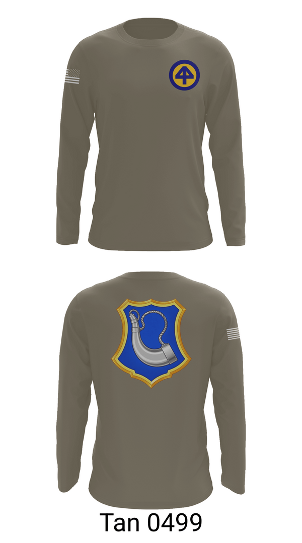 Long Sleeve Performance Shirt, HHC 1/181, National Guard, Teamtime, Team time, sublimation, custom sports apparel, team uniforms, spirit wear, spiritwear, sports uniforms, custom shirts, team store, custom team store, fundraiser sports, apparel fundraiser