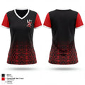 Hickory Hornets 66170430 Women's Short Sleeve V-neck Shirt - 1