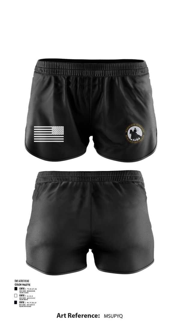 Ranger Panties, 2-8 Cav, HHC, Medic Platoon, , Teamtime, Team time, sublimation, custom sports apparel, team uniforms, spirit wear, spiritwear, sports uniforms, custom shirts, team store, custom team store, fundraiser sports, apparel fundraiser