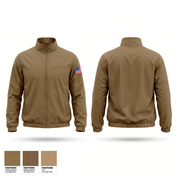 Windbreaker, A co 1/38 inf, Army, Teamtime, Team time, sublimation, custom sports apparel, team uniforms, spirit wear, spiritwear, sports uniforms, custom shirts, team store, custom team store, fundraiser sports, apparel fundraiser