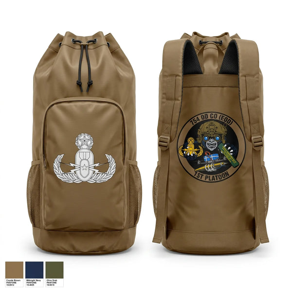 Gear Bag, 1PLT 754th OD CO (EOD), Army, Teamtime, Team time, sublimation, custom sports apparel, team uniforms, spirit wear, spiritwear, sports uniforms, custom shirts, team store, custom team store, fundraiser sports, apparel fundraiser