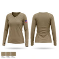 Gator fires Women's Long Sleeve V-neck Shirt - 1