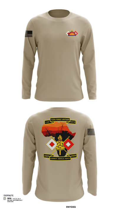 Task Force Bataan 78536207 Long Sleeve Performance Shirt 102