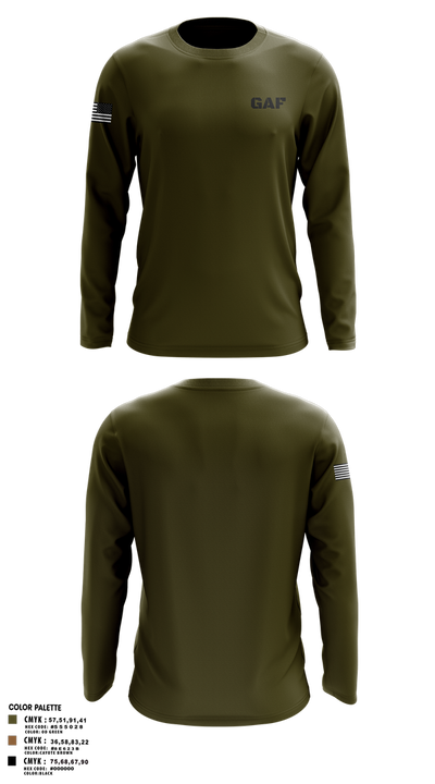 GAF 55246472 Long Sleeve Performance Shirt 1