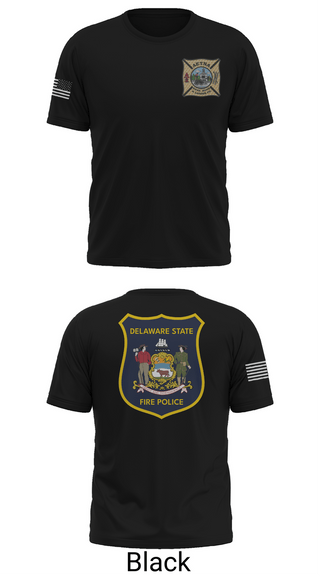 Old School Cotton Feel Shirt, Delaware State Fire Police, Police, Teamtime, Team time, sublimation, custom sports apparel, team uniforms, spirit wear, spiritwear, sports uniforms, custom shirts, team store, custom team store, fundraiser sports, apparel fundraiser