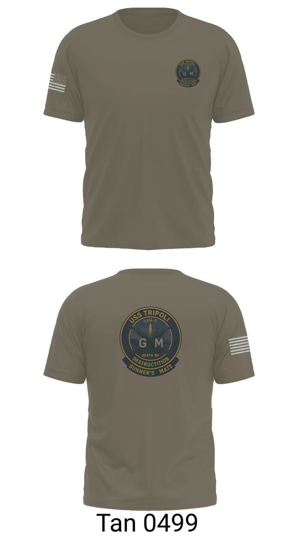 Short Sleeve Performance Shirt, USS TRIPOLI, , Teamtime, Team time, sublimation, custom sports apparel, team uniforms, spirit wear, spiritwear, sports uniforms, custom shirts, team store, custom team store, fundraiser sports, apparel fundraiser