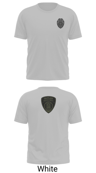 Short Sleeve Performance Shirt, Butler Police Department, Police, Teamtime, Team time, sublimation, custom sports apparel, team uniforms, spirit wear, spiritwear, sports uniforms, custom shirts, team store, custom team store, fundraiser sports, apparel fundraiser