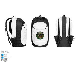 Gear Bag, Miami Dade Fire Rescue, Fire Department, Teamtime, Team time, sublimation, custom sports apparel, team uniforms, spirit wear, spiritwear, sports uniforms, custom shirts, team store, custom team store, fundraiser sports, apparel fundraiser