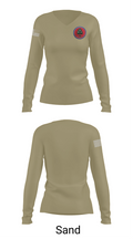 208th MCAS 6752981 Women's Long Sleeve V-neck Shirt - 92