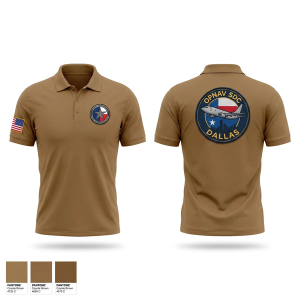 Short Sleeve Performance Polo, OPNAV SDC DALLAS, Navy, Teamtime, Team time, sublimation, custom sports apparel, team uniforms, spirit wear, spiritwear, sports uniforms, custom shirts, team store, custom team store, fundraiser sports, apparel fundraiser