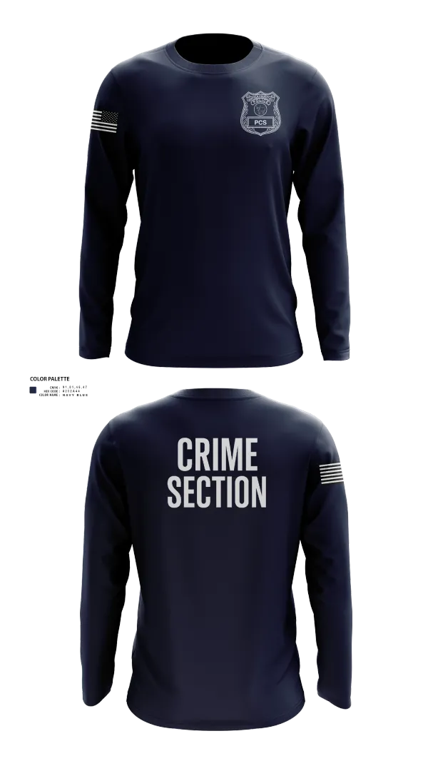 Long Sleeve Performance Shirt, 5th PCT Crime Section, , Teamtime, Team time, sublimation, custom sports apparel, team uniforms, spirit wear, spiritwear, sports uniforms, custom shirts, team store, custom team store, fundraiser sports, apparel fundraiser