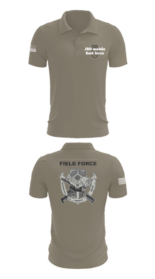 Short Sleeve Performance Polo, JSO mobile field force, Police, Teamtime, Team time, sublimation, custom sports apparel, team uniforms, spirit wear, spiritwear, sports uniforms, custom shirts, team store, custom team store, fundraiser sports, apparel fundraiser
