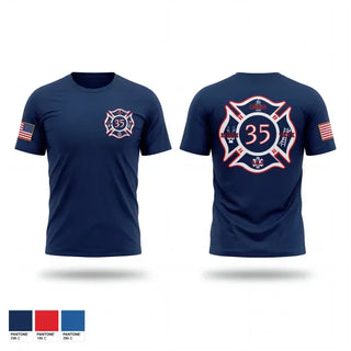Short Sleeve Performance Shirt, Saxton Vol Fire Company, EMS/EMT, Teamtime, Team time, sublimation, custom sports apparel, team uniforms, spirit wear, spiritwear, sports uniforms, custom shirts, team store, custom team store, fundraiser sports, apparel fundraiser