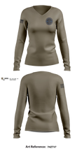NYPD Auto Crime Women's Long Sleeve V-neck Shirt - 11
