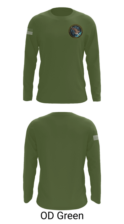 Naval Computer and Telecoms Station 86798210 Long Sleeve Performance Shirt 44