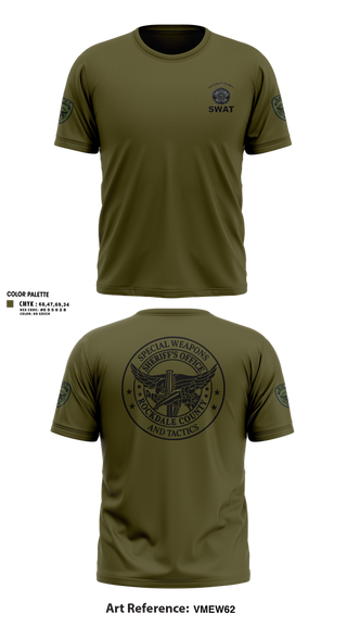 Short Sleeve Performance Shirt, Rockdale SWAT, Police, Teamtime, Team time, sublimation, custom sports apparel, team uniforms, spirit wear, spiritwear, sports uniforms, custom shirts, team store, custom team store, fundraiser sports, apparel fundraiser