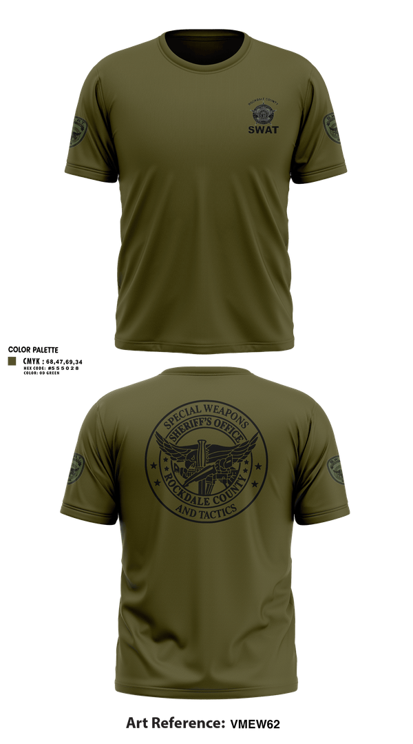 Short Sleeve Performance Shirt, Rockdale SWAT, Police, Teamtime, Team time, sublimation, custom sports apparel, team uniforms, spirit wear, spiritwear, sports uniforms, custom shirts, team store, custom team store, fundraiser sports, apparel fundraiser
