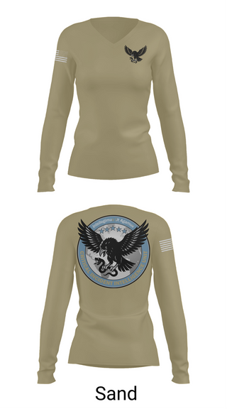Womens Long Sleeve Vneck Shirt, Critical Incident Intelligence Unit, , Teamtime, Team time, sublimation, custom sports apparel, team uniforms, spirit wear, spiritwear, sports uniforms, custom shirts, team store, custom team store, fundraiser sports, apparel fundraiser