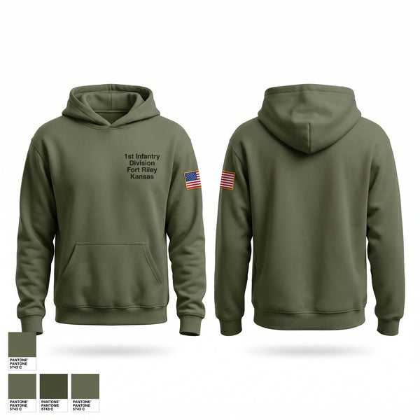 Hoodie, 1st infantry division fort Riley Kansas, Bowling, Teamtime, Team time, sublimation, custom sports apparel, team uniforms, spirit wear, spiritwear, sports uniforms, custom shirts, team store, custom team store, fundraiser sports, apparel fundraiser