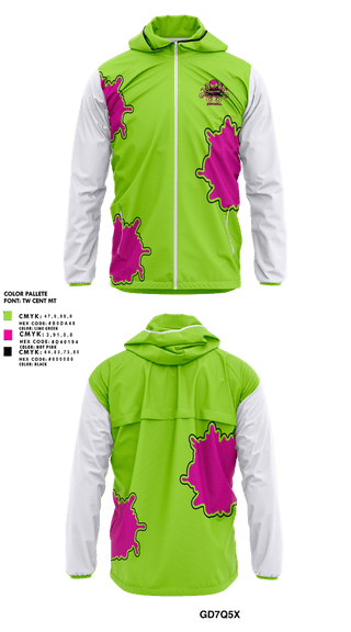 Windbreaker, Clermont Kraken, Softball, Teamtime, Team time, sublimation, custom sports apparel, team uniforms, spirit wear, spiritwear, sports uniforms, custom shirts, team store, custom team store, fundraiser sports, apparel fundraiser
