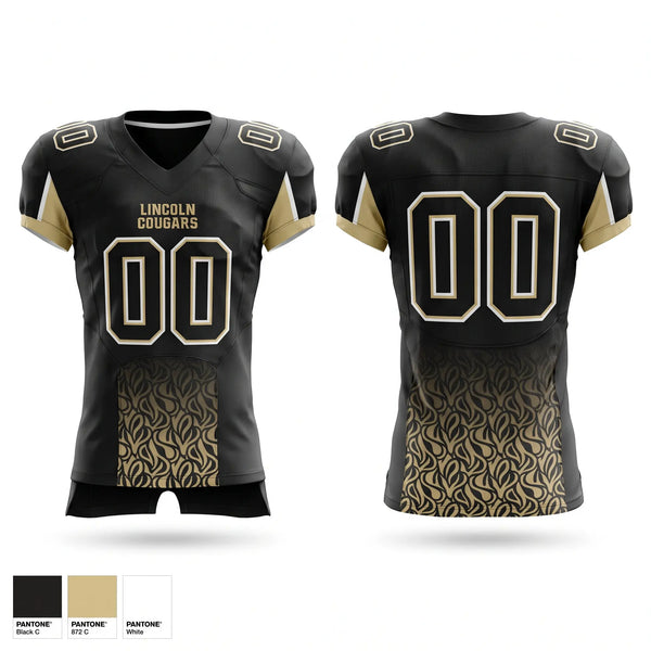 Football Jersey, LINCOLN COUGARS, , Teamtime, Team time, sublimation, custom sports apparel, team uniforms, spirit wear, spiritwear, sports uniforms, custom shirts, team store, custom team store, fundraiser sports, apparel fundraiser