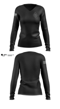 SRT Women's Long Sleeve V-neck Shirt - 11