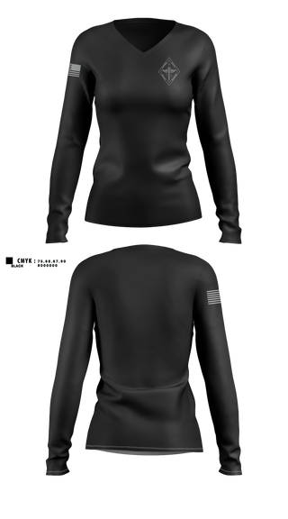 Womens Long Sleeve Vneck Shirt, SRT, Police, Teamtime, Team time, sublimation, custom sports apparel, team uniforms, spirit wear, spiritwear, sports uniforms, custom shirts, team store, custom team store, fundraiser sports, apparel fundraiser