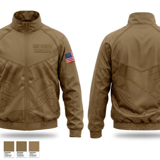 Windbreaker, USS NORTH CAROLINA, Navy, Teamtime, Team time, sublimation, custom sports apparel, team uniforms, spirit wear, spiritwear, sports uniforms, custom shirts, team store, custom team store, fundraiser sports, apparel fundraiser